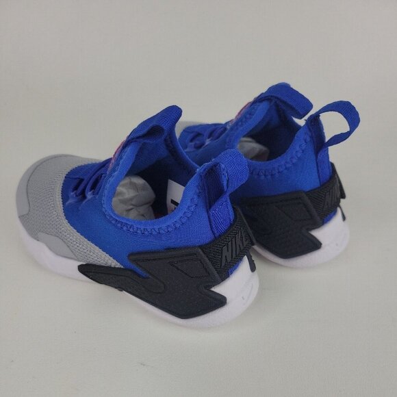 Nike Huarache Drift Toddler Shoes Infant Sneakers White Grey Blue - Picture 9 of 12